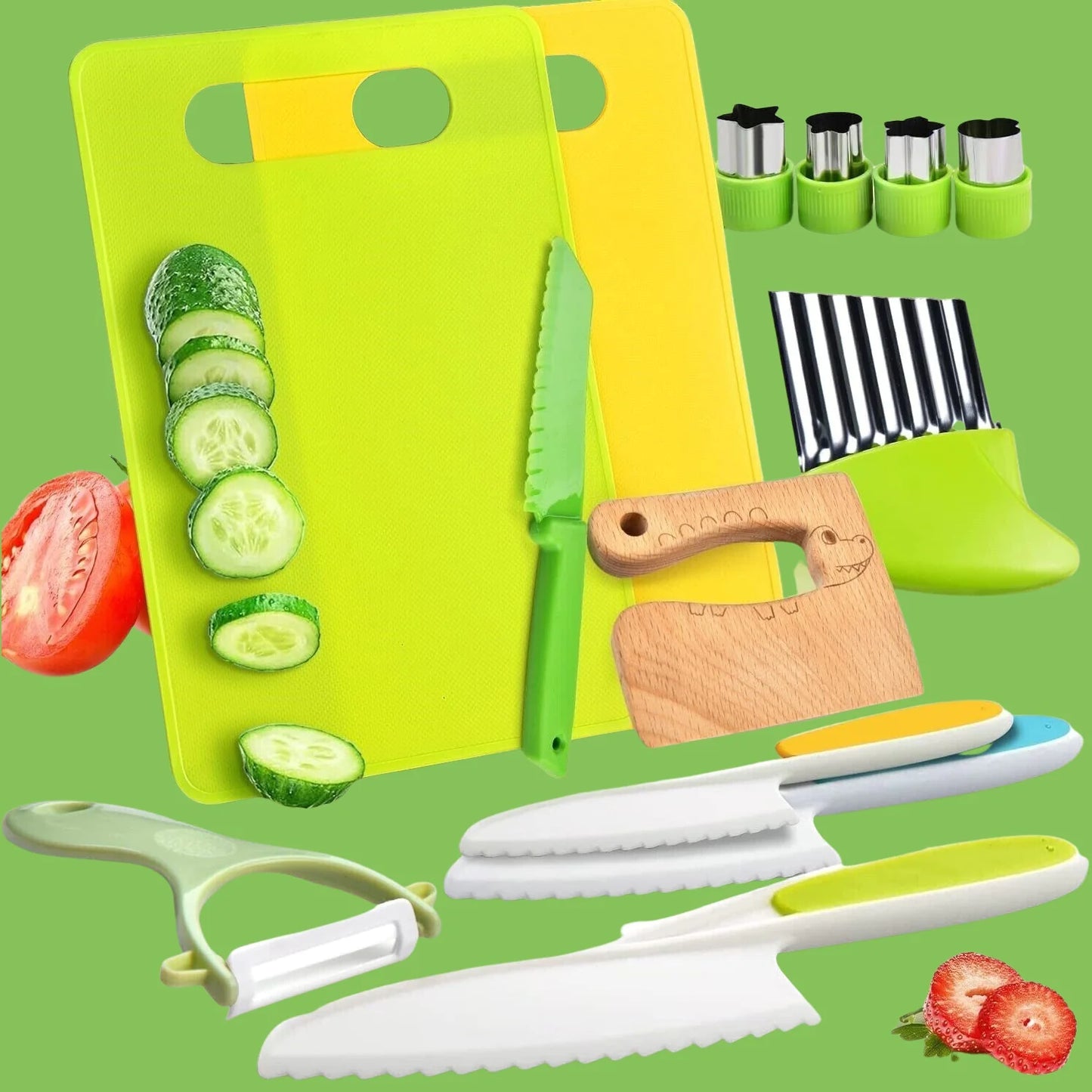 Llanos- Safe Slice Kids Knife Set