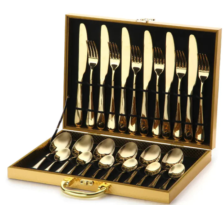 Llanos - Golden Elegance Cutlery Set