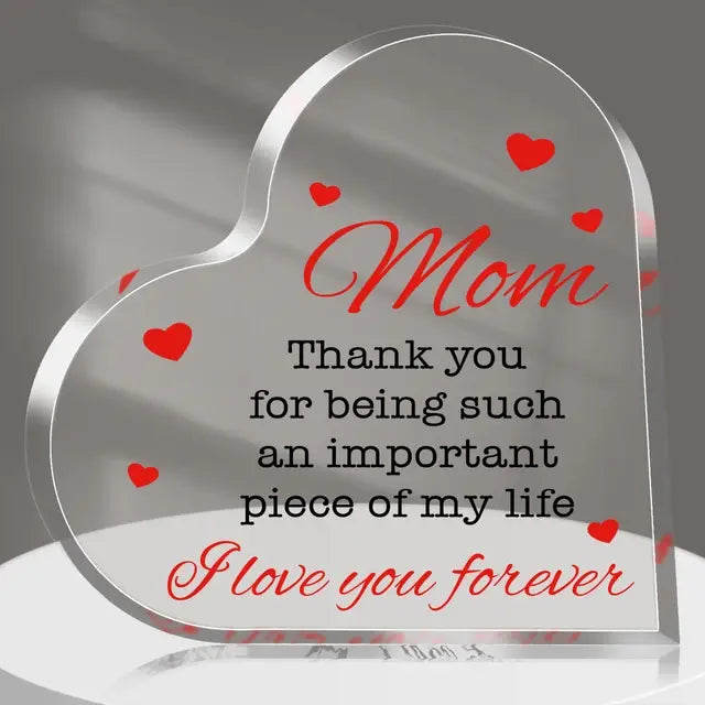 Llanos - personalized Acrylic Heart Plaque