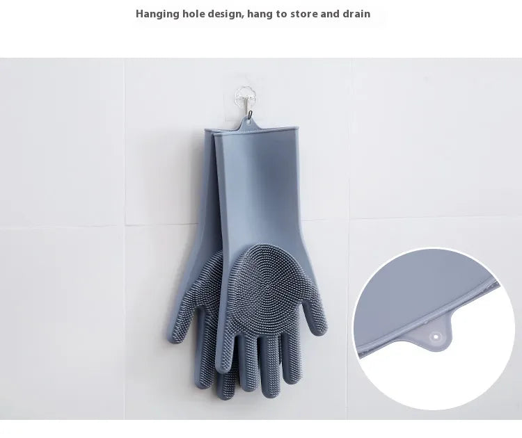 Llanos - Silicone Dishwashing Magic Gloves