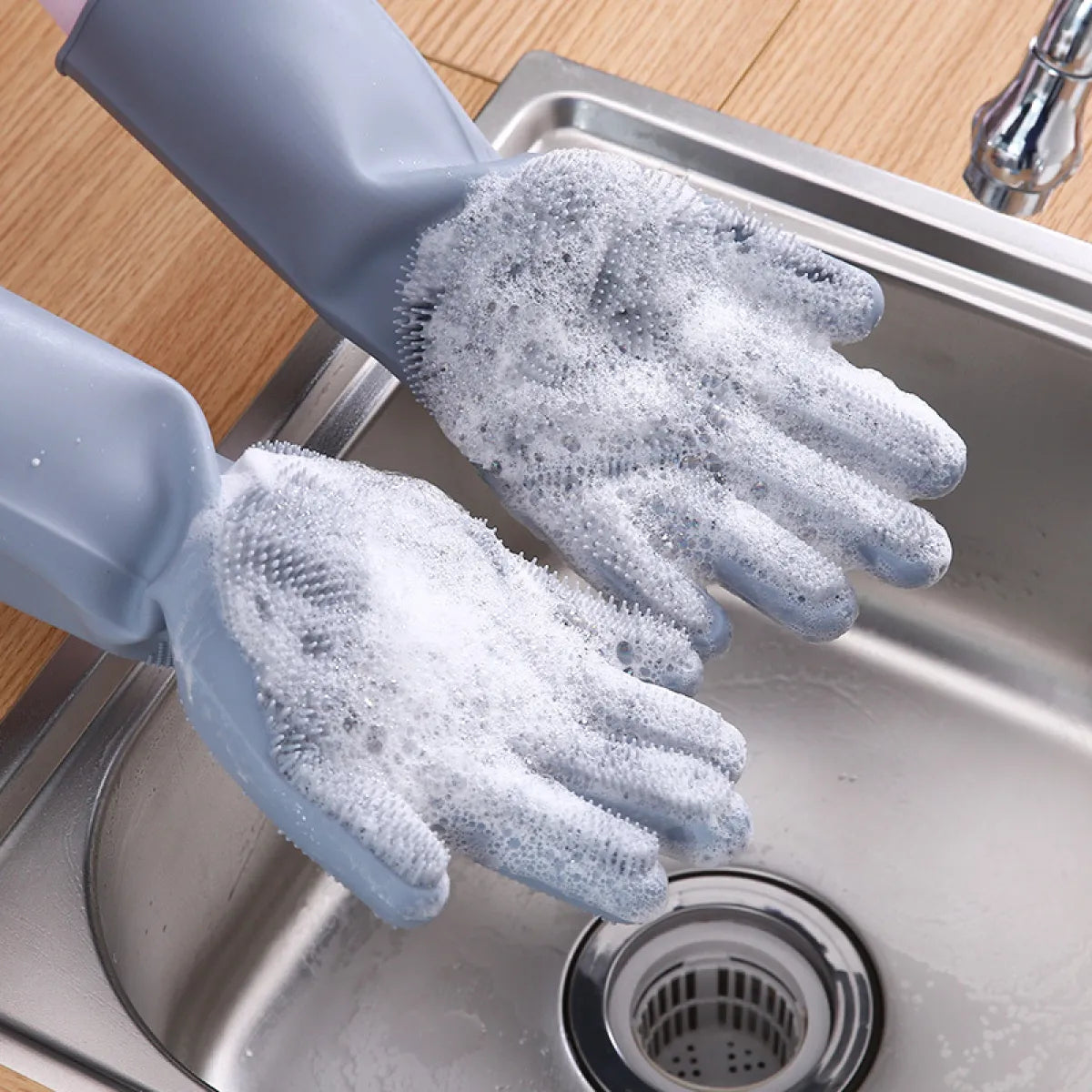 Llanos - Silicone Dishwashing Magic Gloves